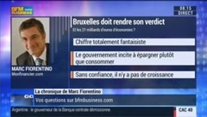 Marc Fiorentino: Budget 2015: "On a l'impression que personne ne croit aux chiffres" - 02/10