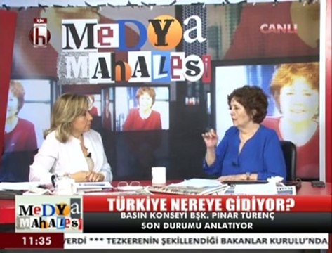 Ayşenur ARSLAN ile Medya Mahallesi konuk Basın Konseyi Bşk Gazeteci Pınar Türenç 1 2 Ekim 2014