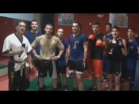 Teverola (CE) - Kickboxing, Giovanni Improta prepara la sfida con lo svizzero Mayer (01.10.14)