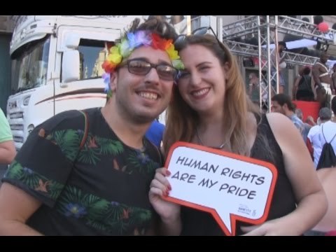 Napoli - DiverCity , a scuola contro l'omofobia -2- (30.09.14)