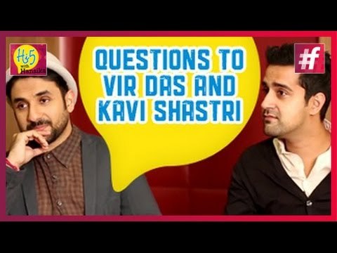 Quirky Questions to Comedians Vir Das and Kavi Shastri from Amit Sahni Ki List