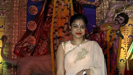 Sumona Chakravarti  Celebrating Durga Puja !