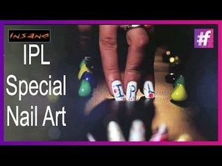 Indian Premier League (IPL) Special Nail Art | Cricket Inspired Nail Art