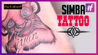 Cute Simba Tattoo | Permanent Tattoo Tutorial
