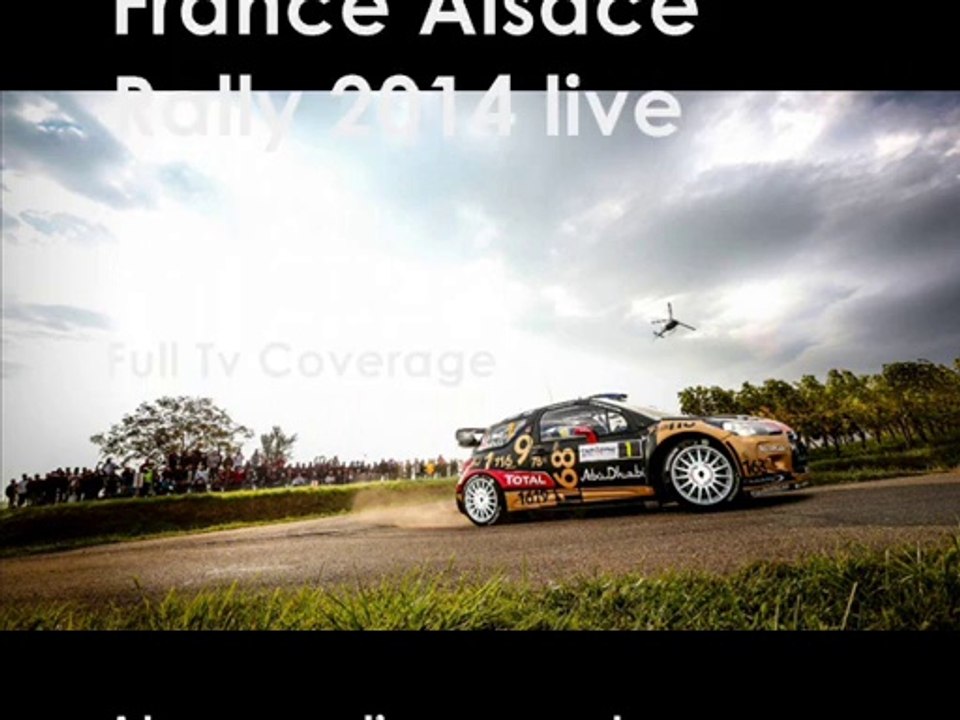 stream France Alsace Rally races online