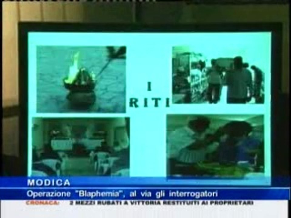 Grande Opera di Maria - da Notiziario regionale