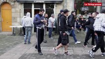 Guingamp. Les supporters de Salonique arrivent