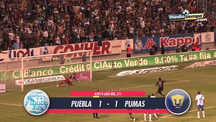 Los goles del: Puebla vs Pumas (1 - 2)