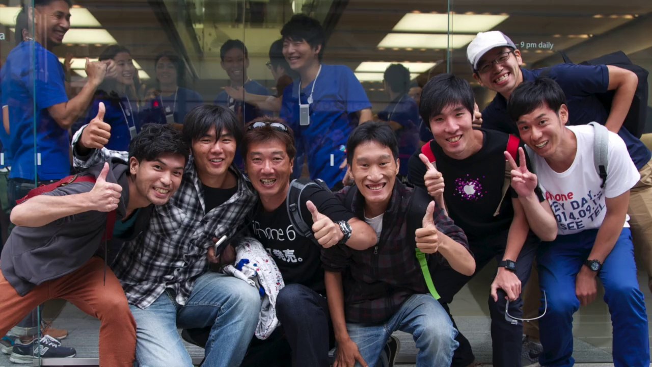 AppleStore銀座 先頭行列組〈iPhone6〉