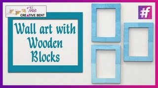 Cool DIY: Easy Wall Art with Jenga Wood Blocks