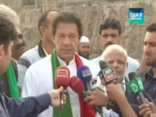 Imran khan happy with sit in results