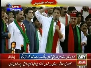 Imran Khan Full Speech in PTI Mianwali Jalsa - 02 October 2014