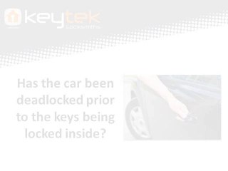 Locked out of car? Advice and Tips!