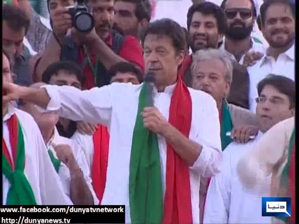 Dunya News - Maryam Nawaz, it's our democratic right to say 'go Nawaz go': Imran Khan