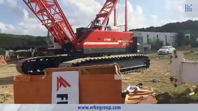 ERKE Dış Ticaret ltd, FUWA QUY 120 - Crawler Crane Start Up 5 - Alternatif Zemin - erkegroup.com