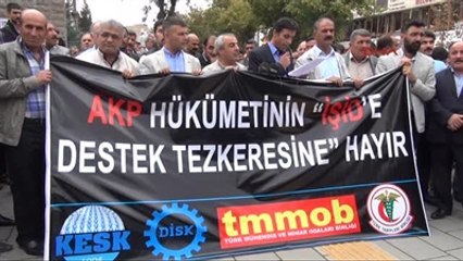 Van'da 'Tezkereye Hayır' Eylemi