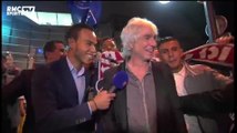 Football / Louis Bertignac chante avec les supporters parisiens - 30/09