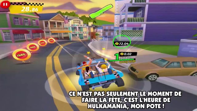 Crazy Taxi City Rush : trailer Hulkamania