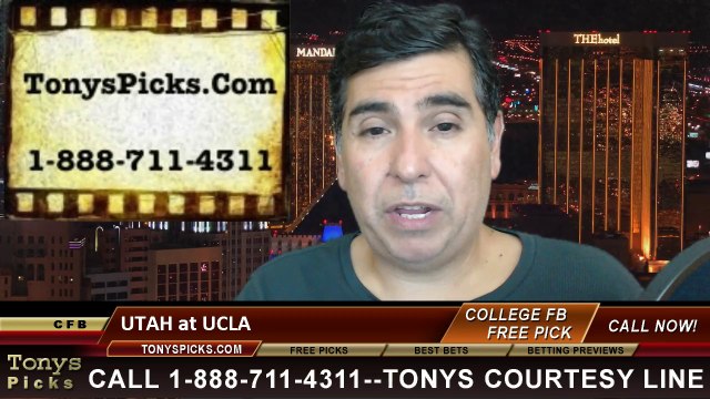 UCLA Bruins vs. Utah Utes Free Pick Prediction NCAA College Football Odds Preview 10-4-2014