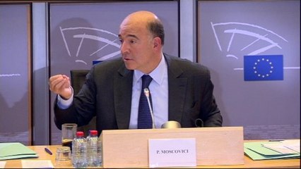 Difficile audition pour Pierre Moscovici au Parlement européen