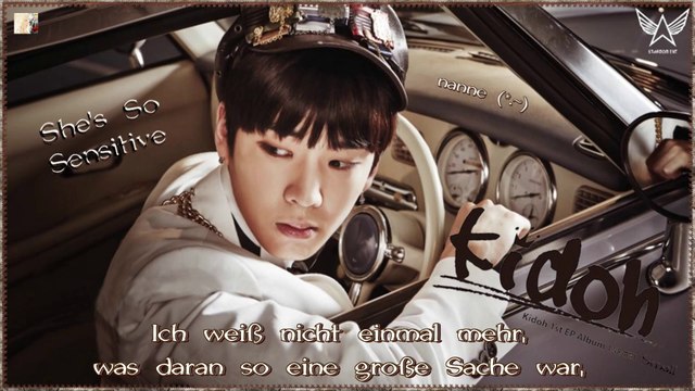 Kidoh (Topp Dogg) – She’s So Sensitive k-pop [german sub] Small Album