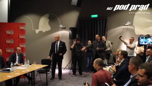 Marian Kowalski (RN) - Skandal na debacie prezydenckiej w Lublinie (01.10.2014)