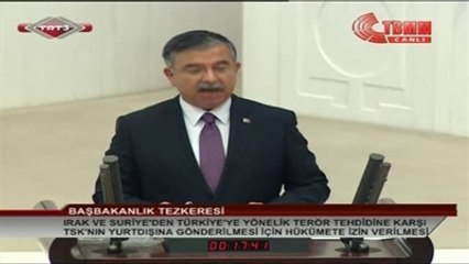 İsmet Yılmaz- Tezkerenin Amacı, Çatışmaların Ülkemize Olan Olumsuz Etkilerini Azaltmaktır