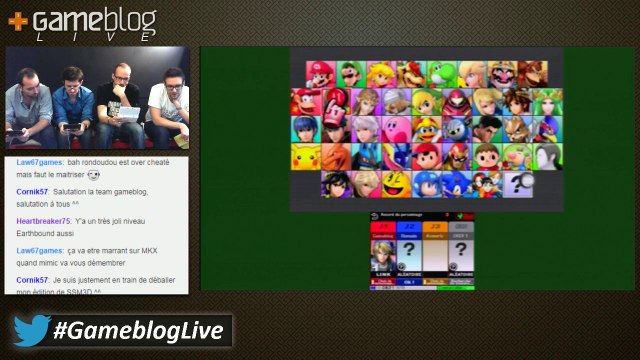 REPLAY. #GameblogLive : la rédac s'affronte sur Super Smash Bos. 3DS