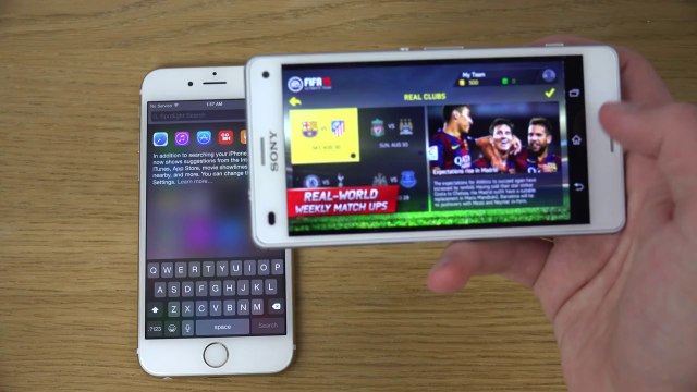 iPhone 6 vs. Sony Xperia Z3 Compact - Review (4K)
