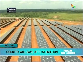 Bolivia will save US$1.8 million