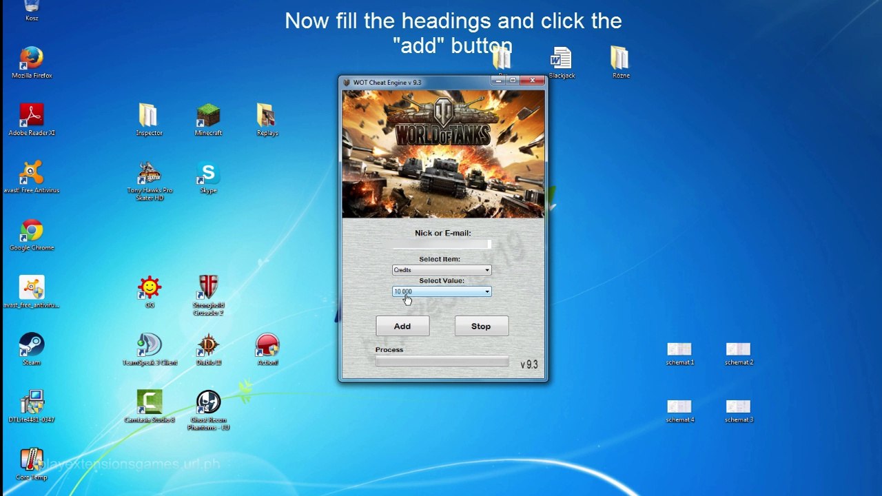 World of tanks Cheat Engine v 0.9.3 (15 Bonus Codes) - video Dailymotion
