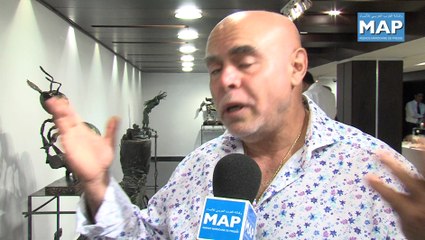 افتتاح معرض منحوتات الفنان التونسي صاحبي شتيوي بالرباط