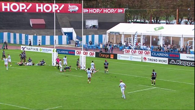 TOP14 - Racing-Brive: Essai Johannes Goosen (RAC) - J8 - Saison 2014/2015