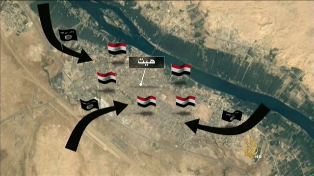 مسلحو تنظيم الدولة يسيطرون على قضاء هيت في الأنبار