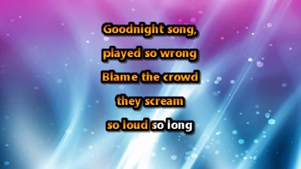 goodnight song Tears for Fears Karaoke
