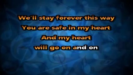 my heart will go on karaoke from the film Titanic by Celion Dion