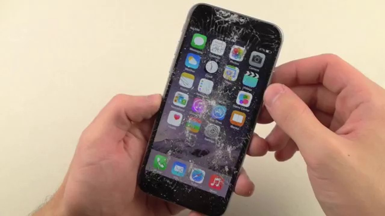 iPhone 6 Hammer and Knife Scratch Test