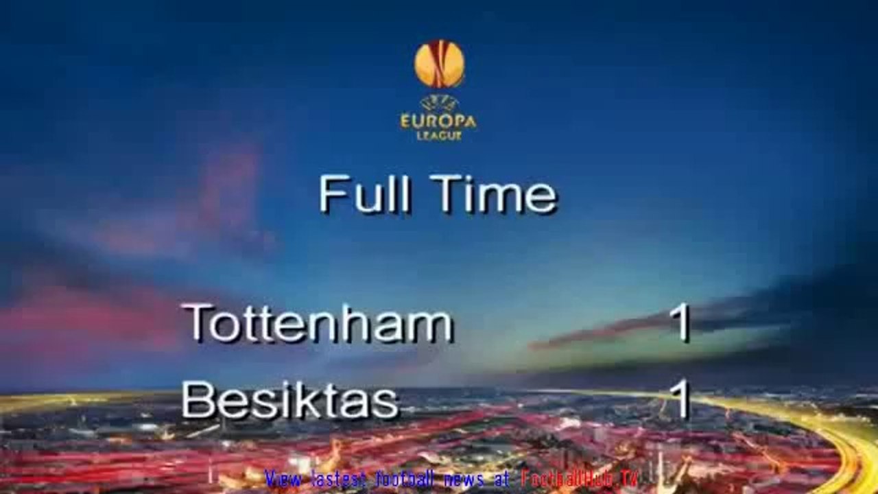 Tottenham Hotspur 1-1 Besiktas UEFA Europa League 2014 All Goals & Highlights in HD
