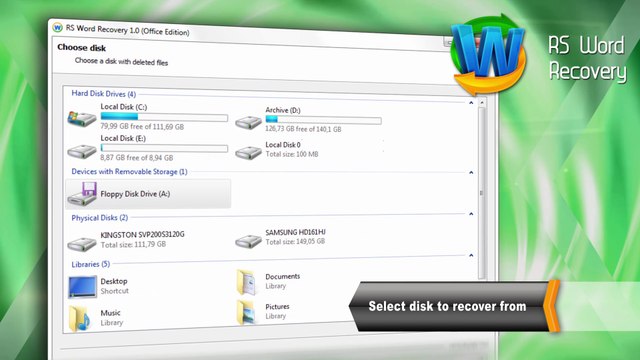 Recover Microsoft Word and OpenOffice Documents
