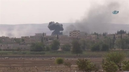 Kobani'de Bombalar Böyle Patladı
