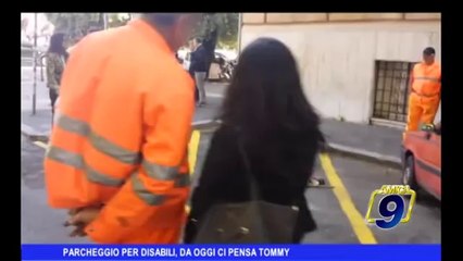 Parcheggio per disabili, da oggi ci pensa Tommy