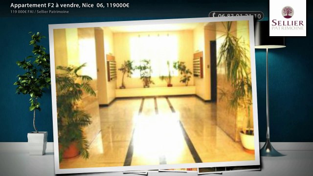 Appartement F2 à vendre, Nice 06, 119000€