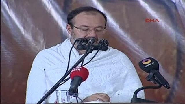 Diyanet İşleri Başkanı Mehmet Görmez Arafat?ta Hacı Adaylarına Hitap Etti