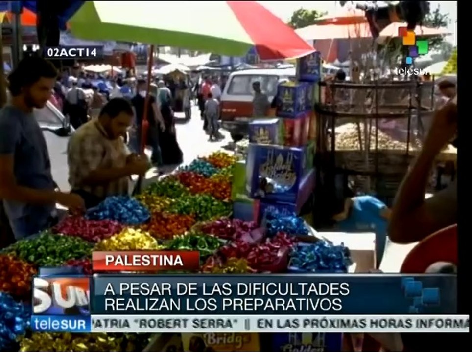 Pese a las dificultades, gazatíes se preparan para el Eid-al-Adha