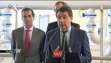 Antonio González Terol presente en la nueva depuradora en Boadilla del Monte