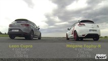 Mégane RS Trophy-R VS Leon Cupra Pack performance