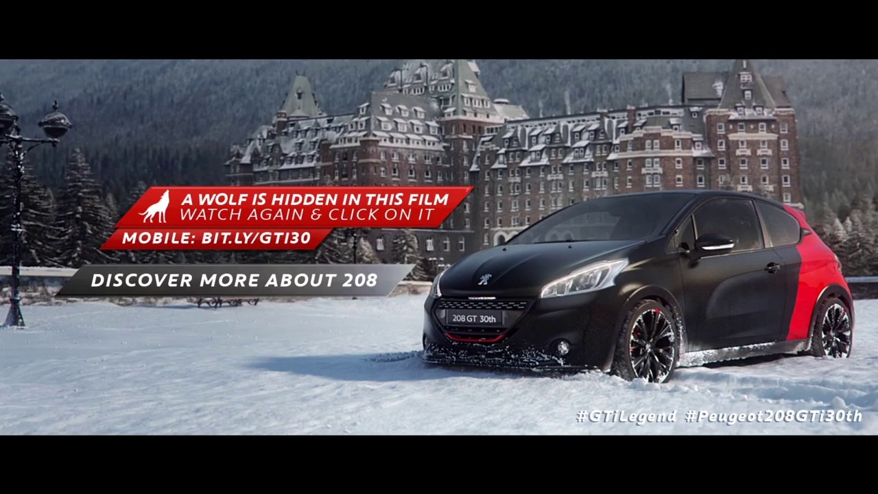 Peugeot 208 GTi - le remake de la pub culte de la 205 GTi
