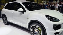 Mondial de l'Auto : Porsche Cayenne 2015, la version E-Hybrid en détails