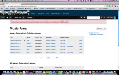 WantToCollab? Demo - Uploading Collaborations