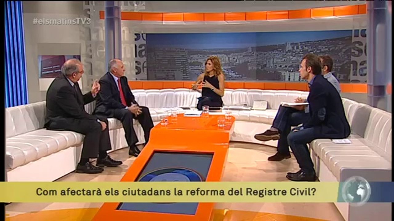 TV3 - Els Matins - Com afectarà la reforma del registre civil als ciutadans?